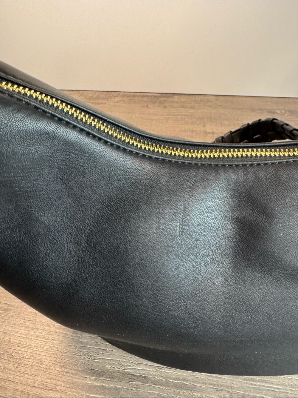 BNWT Jules Kae Zola Moon Bag Vegan Leather Black $128 - Picture 6 of 7